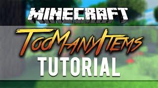 Mods How to Install Minecraft Forge TooManyItems Tutorial 1.8.81.8Below