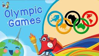 2024 Olympic Games for Kids  Learning Video for Kids The Olympics for Kids - Paris 2024