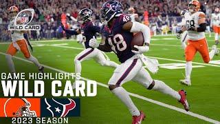 Cleveland Browns vs. Houston Texans Game Highlights  NFL 2023 Super Wild Card Weekend