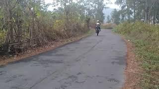 #indonesia Vixion slowmotion Auto jungkir balik