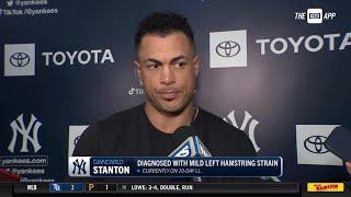 Giancarlo Stanton on his injury rehab timetable