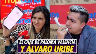 ¿De qué hablan por whatsapp Paloma Valencia y Álvaro Uribe? - Jhovanoty