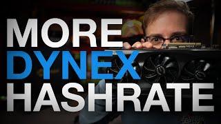 BIG Dynex Mining Performance Increase aka Do My GPUs Make Money Yet?