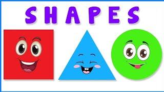 Shapes song  square rectangle circle ovel triangle shapes song  the Nursery Rhymes ABC Phonics