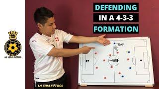 DEFENDING in a 4-3-3 FORMATION vs a 4-4-2 TACTICS  SOCCER PRESSING  Masterclass