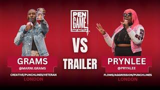 GRAMS vs PRYNLEE Trailer  PenGame Rap Battle 2024