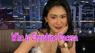 Who is Christine Dacera?