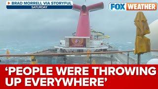 People Were Hurt Passenger On Carnival Cruise Ship Describes Terrifying Experience During Storm