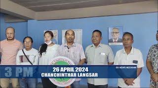 DD News Mizoram - Chanchinthar Langsar  26 April 2024  300 PM