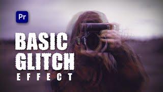 glitch effect in premiere pro basic tutorial
