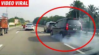 VIDEO Avanza berasap tayar Ianggar Proton X50