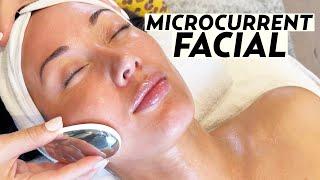 Ziip Halo Microcurrent Facial with Electrical Esthetician Melanie Simon  Susan Yara