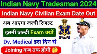 Indian navy tradesman result 2024।।Indian navy civilian group C exam Date।Navy tradesman result 2024