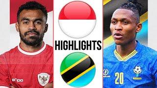 indonesia vs tanzania 0-0 Highlight pertandingan persahabatan 2024 indonesia × tanzania