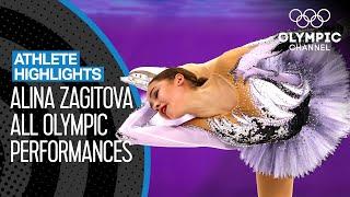 All Alina Zagitova  Medal Winning Skates at PyeongChang 2018  Athlete Highlights