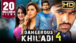 Dangerous Khiladi 4 HD Romantic Hindi Dubbed Movie  Ram Pothineni Hansika Aksha Pardasany