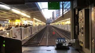 Cab View Yamanote Line Counterclockwise Direction From Ueno  E231-500 Series