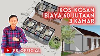 DESAIN KOS KOSAN MURAH LENGKAP DENGAN ANGGARAN BIAYANYA