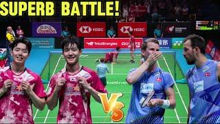 Superb Battle KangSeo KOR VS AstrupRasmussen DNK  Final BWF World Championships 2023