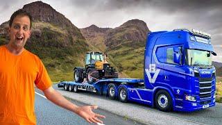 OVERNIGHT TO SCOTLAND AGAINST THE CLOCK  #truckertim