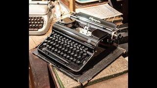 Олимпия Прогресс Элит - как работать?  Olympia Progress typewriter schreibmaschine