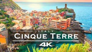 Cinque Terre Italy  - by drone 4K