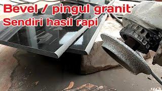 Cara pingul granit dengan hasil yang rapi