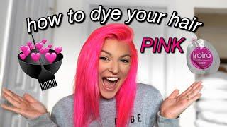 How to Dye Your Hair PINK 