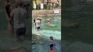 Pamukkale Cleopatra Pool Summer Holiday Hot Day #pamukkale
