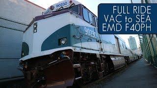 AmTrak Cascades Full Ride  Vancouver to Seattle