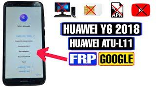 Huawei Y6 2018 FRP Bypass 2022  Huawei ATU-L11 FRP Bypass  Huawei Y6 2018 Google Account Bypass