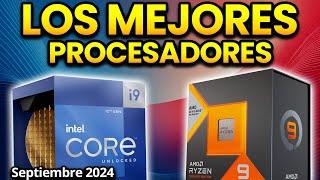  TOP CPUs Calidad - Precio  PC Gaming y Productividad  Septiembre 2024