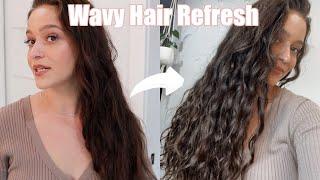 how I refresh Wavy + Curly hair - low maintenance