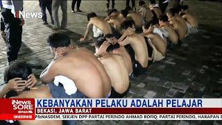 Polres Bekasi Gerebek Lokasi Tawuran Empat Diantaranya Remaja Putri #iNewsSore 1403