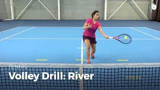 Volley Drill River  Tennis