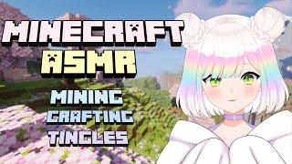 ASMR chill minecraft for relaxation soft spoken & whispering  exploration  3DIO #asmr