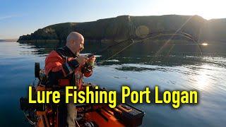 Lure Fishing For Pollack - Multi Species - Port Logan - South West Scotland - Kayak Sea Fishing UK