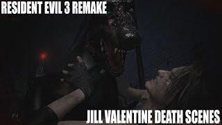 Resident Evil 3 Remake - Jill Valentine Death Scenes