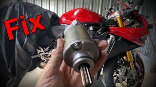 Replacing Panigale Starter  38000 Miles