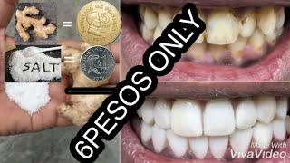 HOMEMADE CLEEN YOUR TEETH  IN JUST 6 PESOS ONLY PH