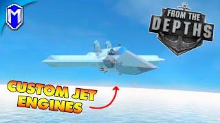 From The Depths - Fighter With Custom Jet Engines - Quest For Neter FTD Campaign