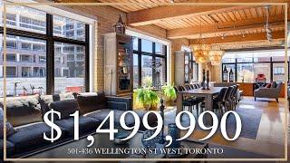 $1499990 - Love hard lofts? This one is for sale - 436 Wellington St West Loft 501 Toronto