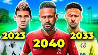 REFIZ a CARREIRA do NEYMAR JR FIFA 23 EXPERIMENTOS 