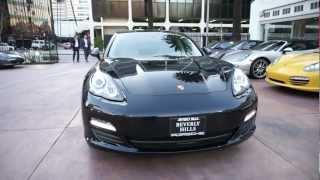 2010 Porsche Panamera S Basalt Black on Beige Cream FOR SALE Beverly Hills @porscheconnection