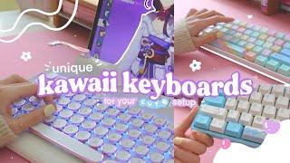  keyboards for that kawaii aesthetic™  cute keeb unboxings feat. banggood akko and knewkey 