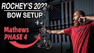 Adam LaRoches 2023 Bow Setup  Mathews Phase 4  Buck Commander