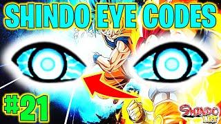 ⭐MOST INSANE SHINDO LIFE JOUGAN CUSTOM EYE CODES⭐