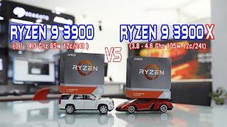 TEST RENDER Ryzen 9 3900 vs Ryzen 9 3900x