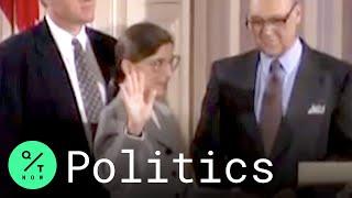 The Moment Ruth Bader Ginsburg Sworn in as Associate Supreme Court Justice in 1993