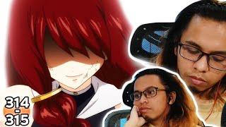 this hurts too much...  FAIRY TAIL EPISODE 314 & 315 REACTION